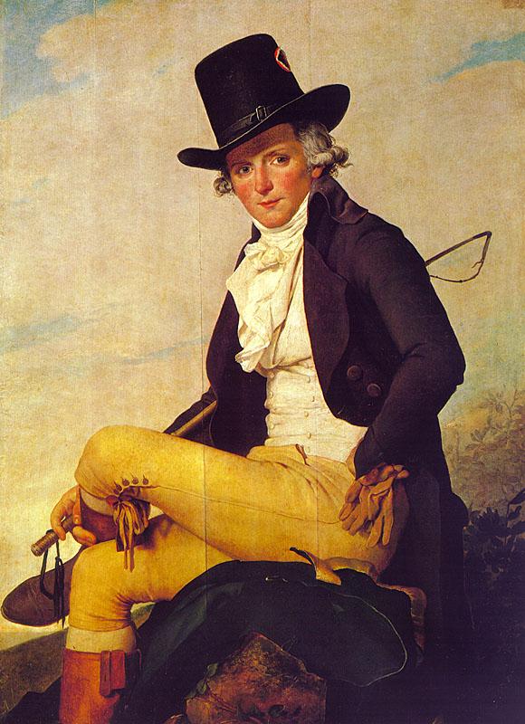 Jacques-Louis  David Monsieur Seriziat Sweden oil painting art